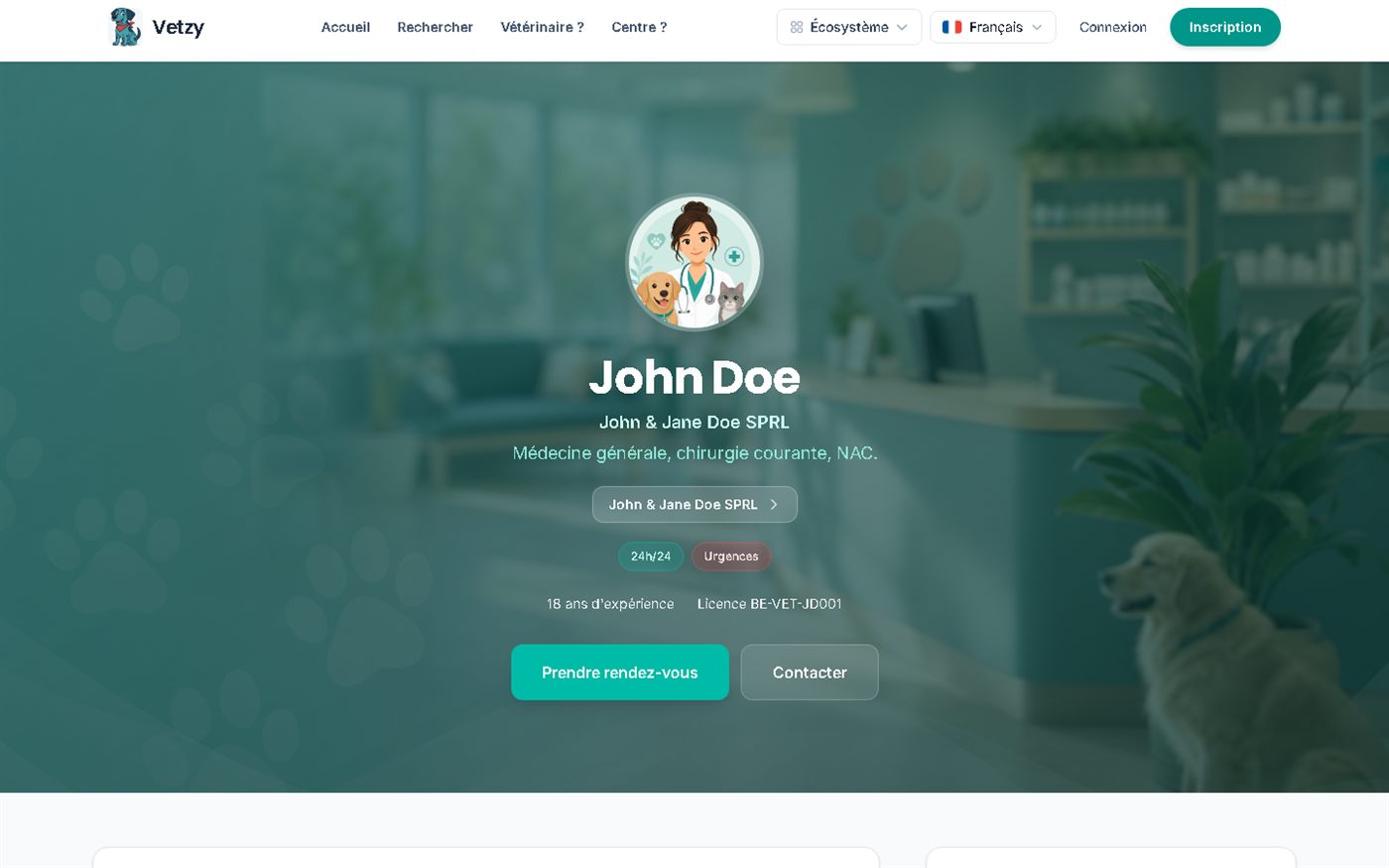 Ouvrir la fiche et lancer la réservation