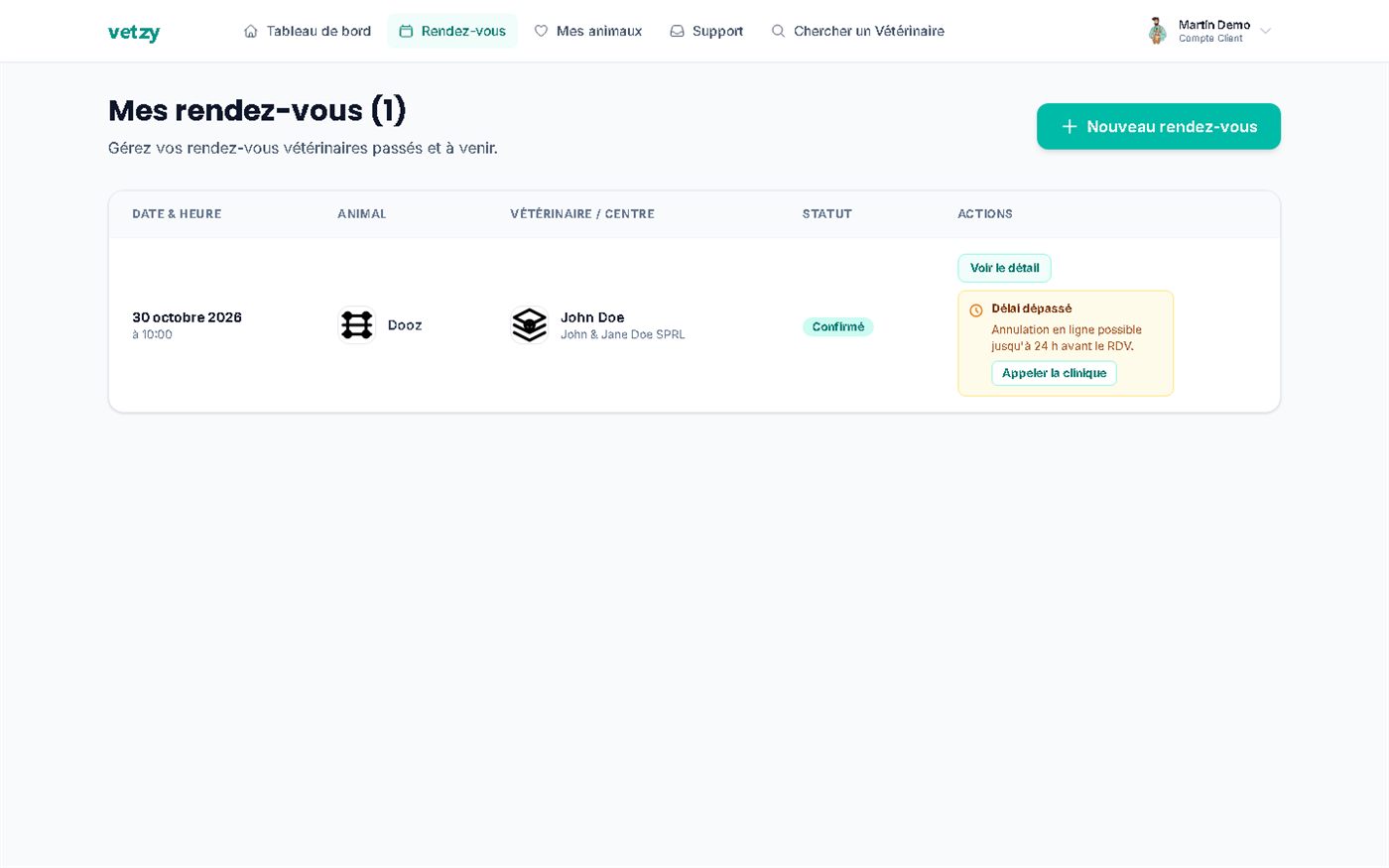 Suivre, consulter et annuler si besoin
